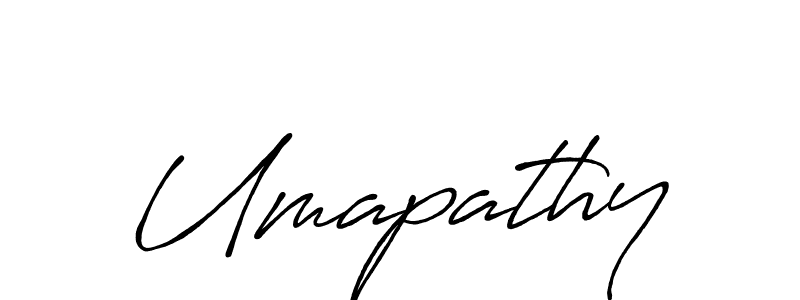 Make a beautiful signature design for name Umapathy. With this signature (Antro_Vectra_Bolder) style, you can create a handwritten signature for free. Umapathy signature style 7 images and pictures png