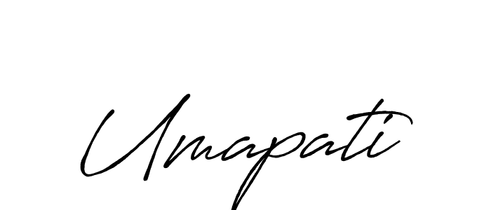 Make a beautiful signature design for name Umapati. With this signature (Antro_Vectra_Bolder) style, you can create a handwritten signature for free. Umapati signature style 7 images and pictures png