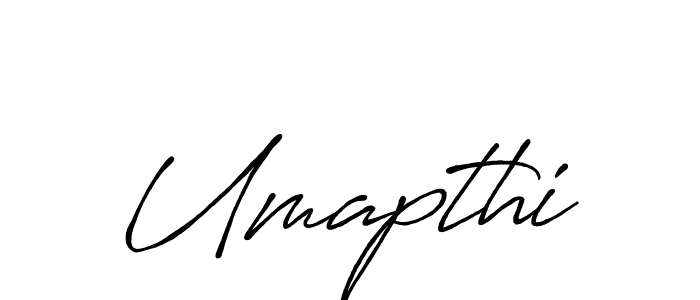 Umapthi stylish signature style. Best Handwritten Sign (Antro_Vectra_Bolder) for my name. Handwritten Signature Collection Ideas for my name Umapthi. Umapthi signature style 7 images and pictures png