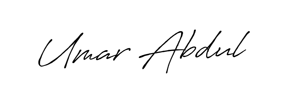 Similarly Antro_Vectra_Bolder is the best handwritten signature design. Signature creator online .You can use it as an online autograph creator for name Umar Abdul. Umar Abdul signature style 7 images and pictures png