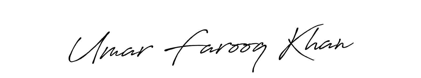 Umar Farooq Khan stylish signature style. Best Handwritten Sign (Antro_Vectra_Bolder) for my name. Handwritten Signature Collection Ideas for my name Umar Farooq Khan. Umar Farooq Khan signature style 7 images and pictures png