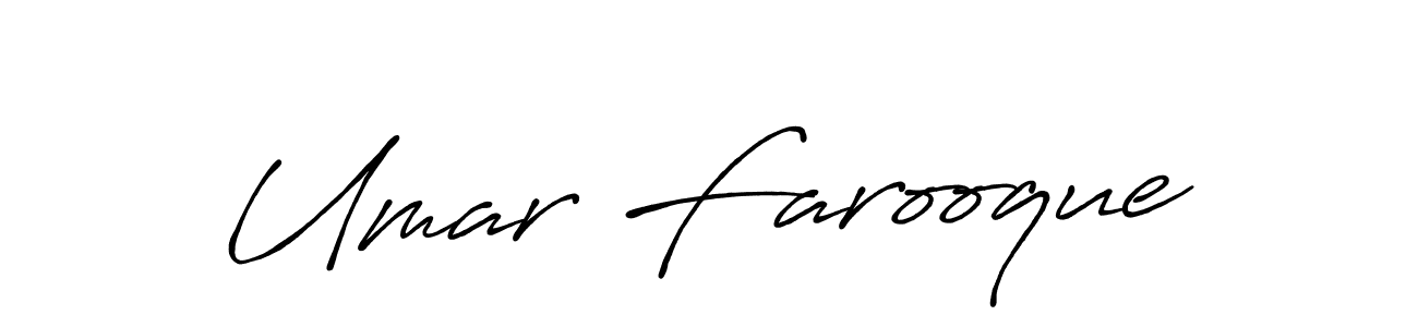 Use a signature maker to create a handwritten signature online. With this signature software, you can design (Antro_Vectra_Bolder) your own signature for name Umar Farooque. Umar Farooque signature style 7 images and pictures png