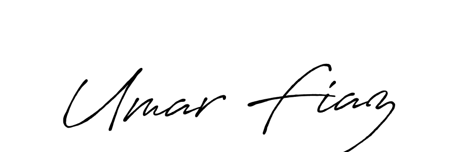 Create a beautiful signature design for name Umar Fiaz. With this signature (Antro_Vectra_Bolder) fonts, you can make a handwritten signature for free. Umar Fiaz signature style 7 images and pictures png