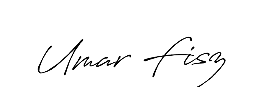 Design your own signature with our free online signature maker. With this signature software, you can create a handwritten (Antro_Vectra_Bolder) signature for name Umar Fisz. Umar Fisz signature style 7 images and pictures png