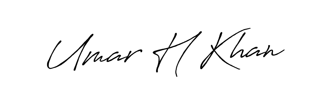 if you are searching for the best signature style for your name Umar H Khan. so please give up your signature search. here we have designed multiple signature styles  using Antro_Vectra_Bolder. Umar H Khan signature style 7 images and pictures png