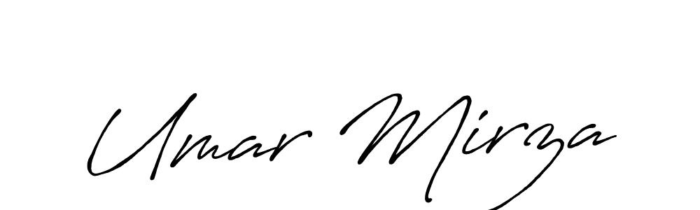 You should practise on your own different ways (Antro_Vectra_Bolder) to write your name (Umar Mirza) in signature. don't let someone else do it for you. Umar Mirza signature style 7 images and pictures png