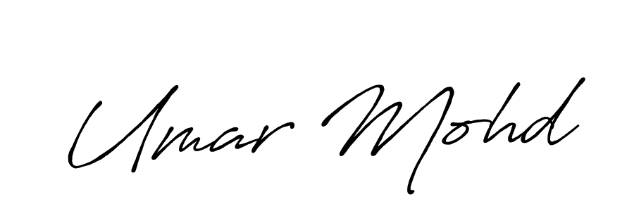 Also You can easily find your signature by using the search form. We will create Umar Mohd name handwritten signature images for you free of cost using Antro_Vectra_Bolder sign style. Umar Mohd signature style 7 images and pictures png