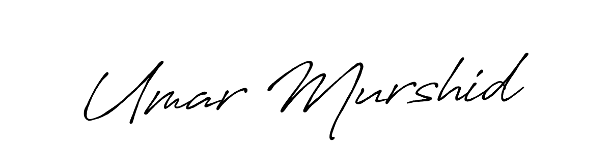 Make a beautiful signature design for name Umar Murshid. Use this online signature maker to create a handwritten signature for free. Umar Murshid signature style 7 images and pictures png