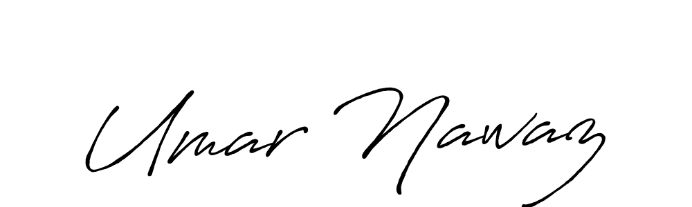 Also You can easily find your signature by using the search form. We will create Umar Nawaz name handwritten signature images for you free of cost using Antro_Vectra_Bolder sign style. Umar Nawaz signature style 7 images and pictures png