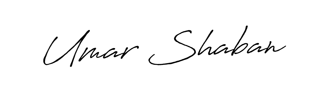 Design your own signature with our free online signature maker. With this signature software, you can create a handwritten (Antro_Vectra_Bolder) signature for name Umar Shaban. Umar Shaban signature style 7 images and pictures png