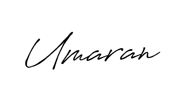 Design your own signature with our free online signature maker. With this signature software, you can create a handwritten (Antro_Vectra_Bolder) signature for name Umaran. Umaran signature style 7 images and pictures png