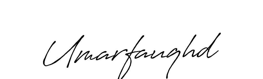 Create a beautiful signature design for name Umarfauqhd. With this signature (Antro_Vectra_Bolder) fonts, you can make a handwritten signature for free. Umarfauqhd signature style 7 images and pictures png