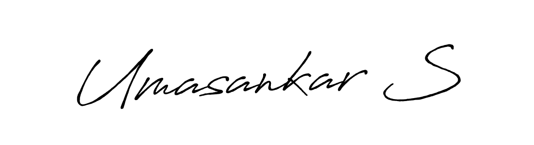 Use a signature maker to create a handwritten signature online. With this signature software, you can design (Antro_Vectra_Bolder) your own signature for name Umasankar S. Umasankar S signature style 7 images and pictures png