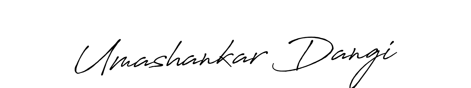 Antro_Vectra_Bolder is a professional signature style that is perfect for those who want to add a touch of class to their signature. It is also a great choice for those who want to make their signature more unique. Get Umashankar Dangi name to fancy signature for free. Umashankar Dangi signature style 7 images and pictures png