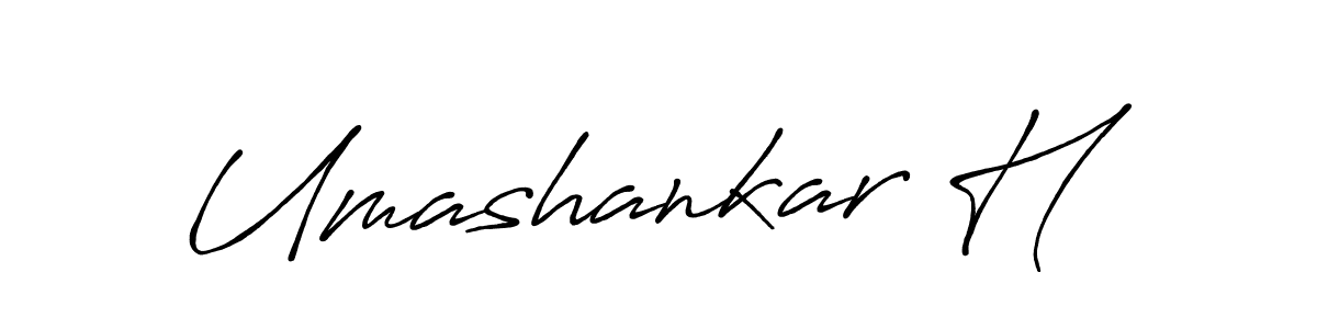 Antro_Vectra_Bolder is a professional signature style that is perfect for those who want to add a touch of class to their signature. It is also a great choice for those who want to make their signature more unique. Get Umashankar H name to fancy signature for free. Umashankar H signature style 7 images and pictures png