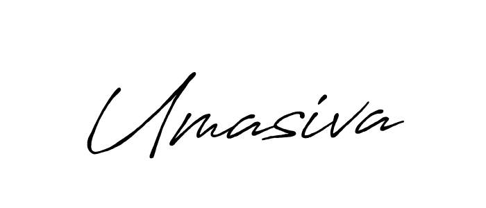 Also we have Umasiva name is the best signature style. Create professional handwritten signature collection using Antro_Vectra_Bolder autograph style. Umasiva signature style 7 images and pictures png