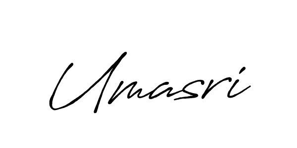 How to make Umasri name signature. Use Antro_Vectra_Bolder style for creating short signs online. This is the latest handwritten sign. Umasri signature style 7 images and pictures png