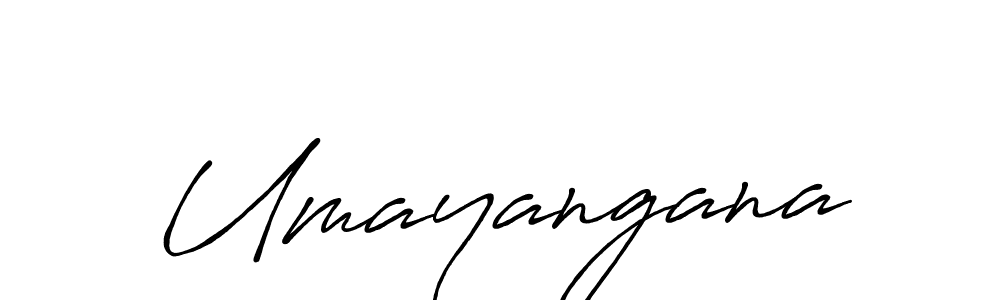 How to make Umayangana signature? Antro_Vectra_Bolder is a professional autograph style. Create handwritten signature for Umayangana name. Umayangana signature style 7 images and pictures png