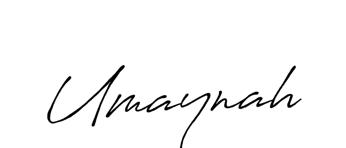 It looks lik you need a new signature style for name Umaynah. Design unique handwritten (Antro_Vectra_Bolder) signature with our free signature maker in just a few clicks. Umaynah signature style 7 images and pictures png