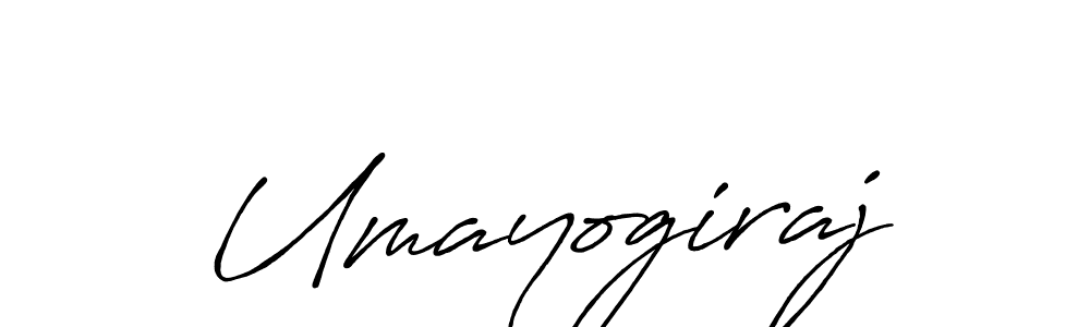 Umayogiraj stylish signature style. Best Handwritten Sign (Antro_Vectra_Bolder) for my name. Handwritten Signature Collection Ideas for my name Umayogiraj. Umayogiraj signature style 7 images and pictures png