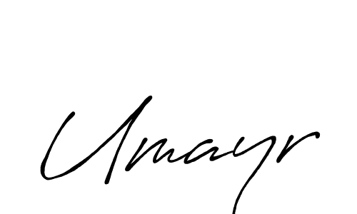 The best way (Antro_Vectra_Bolder) to make a short signature is to pick only two or three words in your name. The name Umayr include a total of six letters. For converting this name. Umayr signature style 7 images and pictures png