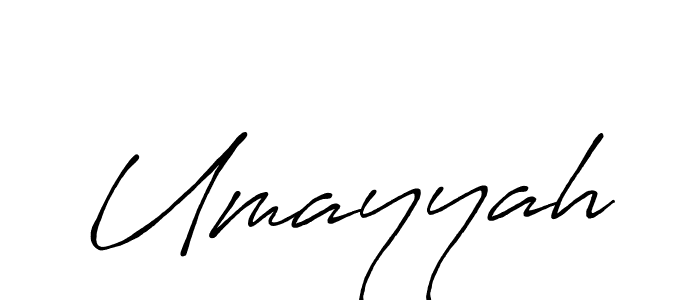 Create a beautiful signature design for name Umayyah. With this signature (Antro_Vectra_Bolder) fonts, you can make a handwritten signature for free. Umayyah signature style 7 images and pictures png