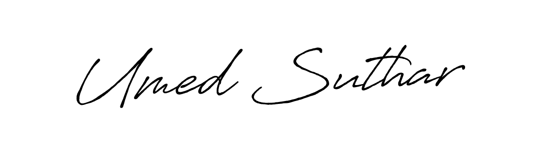 Also You can easily find your signature by using the search form. We will create Umed Suthar name handwritten signature images for you free of cost using Antro_Vectra_Bolder sign style. Umed Suthar signature style 7 images and pictures png