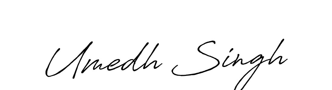 if you are searching for the best signature style for your name Umedh Singh. so please give up your signature search. here we have designed multiple signature styles  using Antro_Vectra_Bolder. Umedh Singh signature style 7 images and pictures png