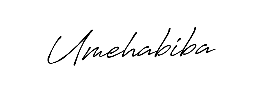 Make a beautiful signature design for name Umehabiba. With this signature (Antro_Vectra_Bolder) style, you can create a handwritten signature for free. Umehabiba signature style 7 images and pictures png