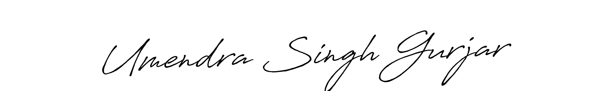Make a short Umendra Singh Gurjar signature style. Manage your documents anywhere anytime using Antro_Vectra_Bolder. Create and add eSignatures, submit forms, share and send files easily. Umendra Singh Gurjar signature style 7 images and pictures png