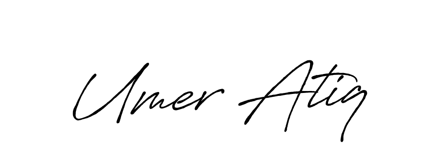 if you are searching for the best signature style for your name Umer Atiq. so please give up your signature search. here we have designed multiple signature styles  using Antro_Vectra_Bolder. Umer Atiq signature style 7 images and pictures png