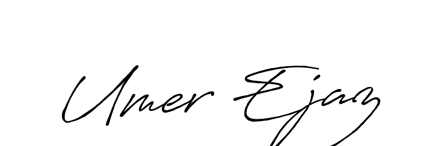 How to make Umer Ejaz signature? Antro_Vectra_Bolder is a professional autograph style. Create handwritten signature for Umer Ejaz name. Umer Ejaz signature style 7 images and pictures png