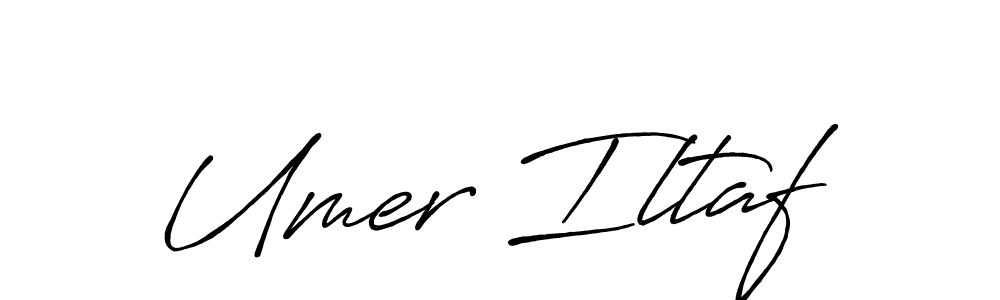 Also You can easily find your signature by using the search form. We will create Umer Iltaf name handwritten signature images for you free of cost using Antro_Vectra_Bolder sign style. Umer Iltaf signature style 7 images and pictures png