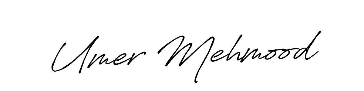 Similarly Antro_Vectra_Bolder is the best handwritten signature design. Signature creator online .You can use it as an online autograph creator for name Umer Mehmood. Umer Mehmood signature style 7 images and pictures png