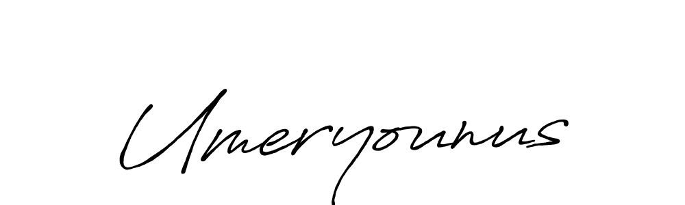 How to Draw Umeryounus signature style? Antro_Vectra_Bolder is a latest design signature styles for name Umeryounus. Umeryounus signature style 7 images and pictures png