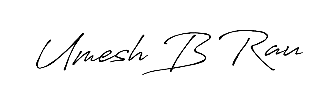 Design your own signature with our free online signature maker. With this signature software, you can create a handwritten (Antro_Vectra_Bolder) signature for name Umesh B Rau. Umesh B Rau signature style 7 images and pictures png