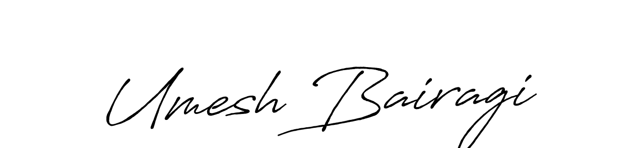 How to make Umesh Bairagi signature? Antro_Vectra_Bolder is a professional autograph style. Create handwritten signature for Umesh Bairagi name. Umesh Bairagi signature style 7 images and pictures png