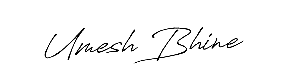 Make a short Umesh Bhine signature style. Manage your documents anywhere anytime using Antro_Vectra_Bolder. Create and add eSignatures, submit forms, share and send files easily. Umesh Bhine signature style 7 images and pictures png