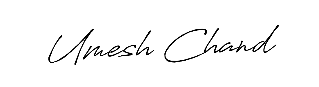 Make a beautiful signature design for name Umesh Chand. Use this online signature maker to create a handwritten signature for free. Umesh Chand signature style 7 images and pictures png