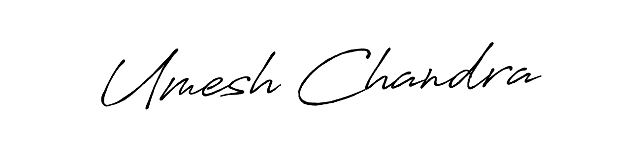 It looks lik you need a new signature style for name Umesh Chandra. Design unique handwritten (Antro_Vectra_Bolder) signature with our free signature maker in just a few clicks. Umesh Chandra signature style 7 images and pictures png
