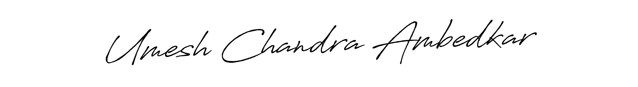 Use a signature maker to create a handwritten signature online. With this signature software, you can design (Antro_Vectra_Bolder) your own signature for name Umesh Chandra Ambedkar. Umesh Chandra Ambedkar signature style 7 images and pictures png