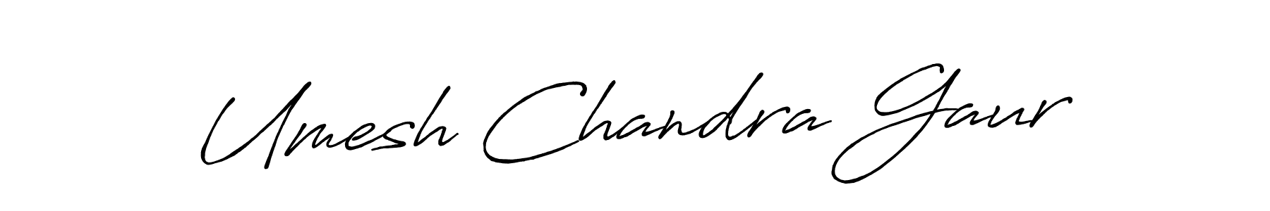 Also we have Umesh Chandra Gaur name is the best signature style. Create professional handwritten signature collection using Antro_Vectra_Bolder autograph style. Umesh Chandra Gaur signature style 7 images and pictures png