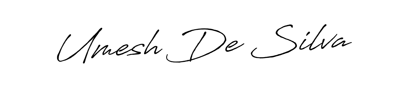 if you are searching for the best signature style for your name Umesh De Silva. so please give up your signature search. here we have designed multiple signature styles  using Antro_Vectra_Bolder. Umesh De Silva signature style 7 images and pictures png