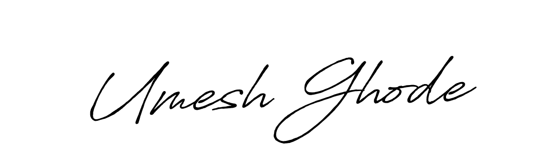 Make a beautiful signature design for name Umesh Ghode. Use this online signature maker to create a handwritten signature for free. Umesh Ghode signature style 7 images and pictures png