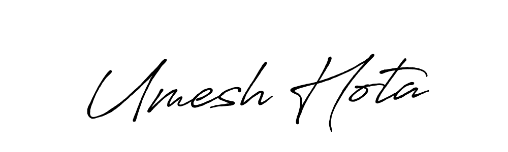 Similarly Antro_Vectra_Bolder is the best handwritten signature design. Signature creator online .You can use it as an online autograph creator for name Umesh Hota. Umesh Hota signature style 7 images and pictures png