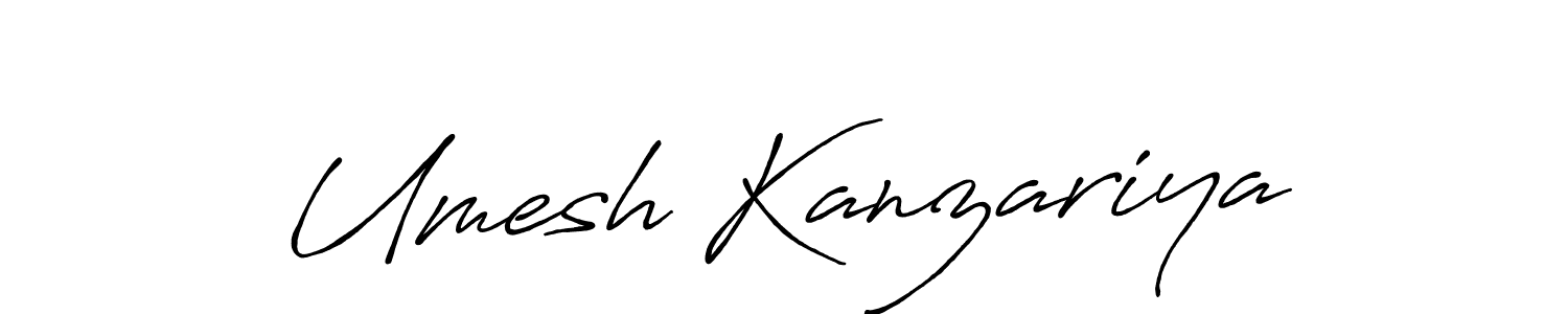 Similarly Antro_Vectra_Bolder is the best handwritten signature design. Signature creator online .You can use it as an online autograph creator for name Umesh Kanzariya. Umesh Kanzariya signature style 7 images and pictures png