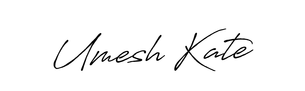 Use a signature maker to create a handwritten signature online. With this signature software, you can design (Antro_Vectra_Bolder) your own signature for name Umesh Kate. Umesh Kate signature style 7 images and pictures png