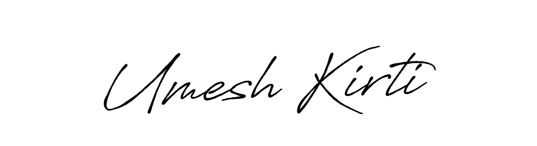 How to Draw Umesh Kirti signature style? Antro_Vectra_Bolder is a latest design signature styles for name Umesh Kirti. Umesh Kirti signature style 7 images and pictures png