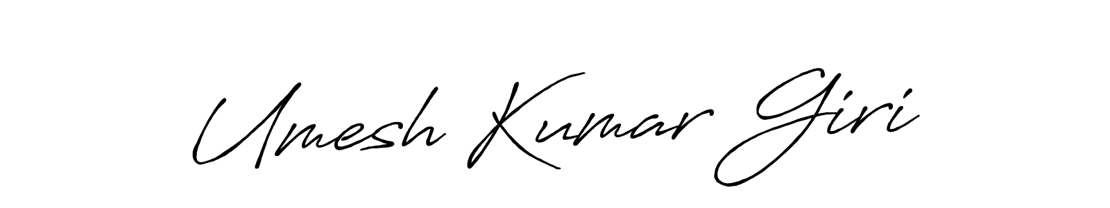 Design your own signature with our free online signature maker. With this signature software, you can create a handwritten (Antro_Vectra_Bolder) signature for name Umesh Kumar Giri. Umesh Kumar Giri signature style 7 images and pictures png