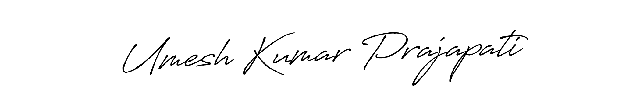Antro_Vectra_Bolder is a professional signature style that is perfect for those who want to add a touch of class to their signature. It is also a great choice for those who want to make their signature more unique. Get Umesh Kumar Prajapati name to fancy signature for free. Umesh Kumar Prajapati signature style 7 images and pictures png